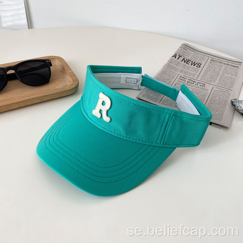 Anpassad logotyp Sun Visor Sublimation Visor Beach Hat